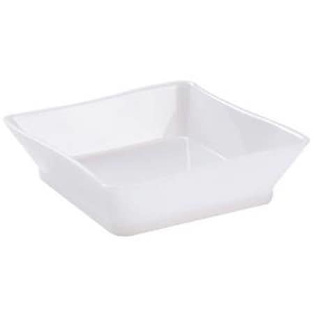 Fineline Settings White 2.25 and apos; and apos; x 2.25 and apos; and apos; Serving Tray- BULK B6201-WH